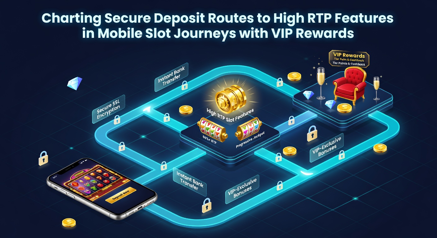 Mobile slot interface showing high RTP features connected to VIP reward progress