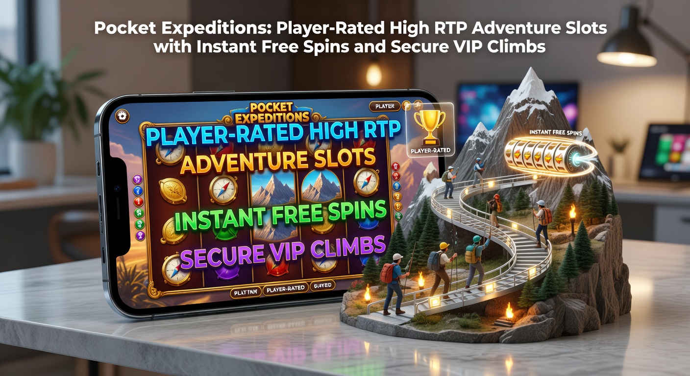 Dynamic screenshot of Pocket Expeditions slot interface, featuring jungle adventure reels, glowing RTP meter at 97.5%, and instant free spins trigger button amid treasure maps and explorer icons