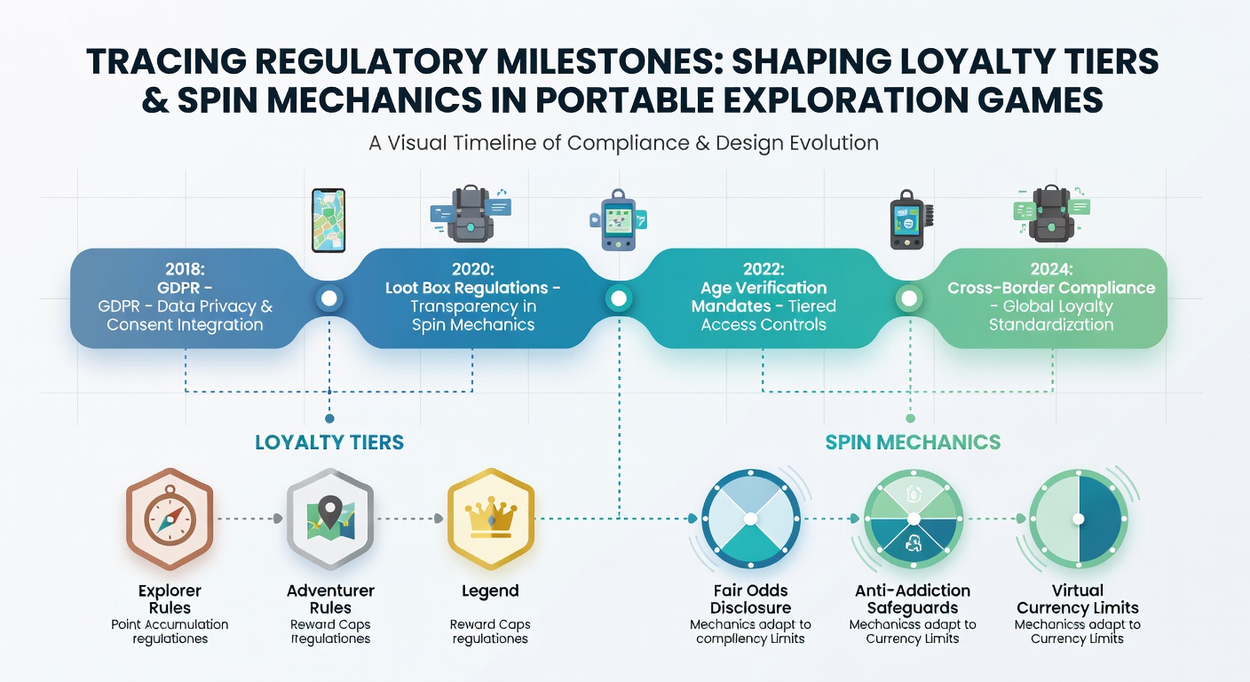 Regulatory document and mobile game interface illustrating how loyalty tiers now integrate verified spin mechanics under updated compliance standards